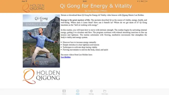 Qi Gong for Energy & Vitality android App screenshot 7